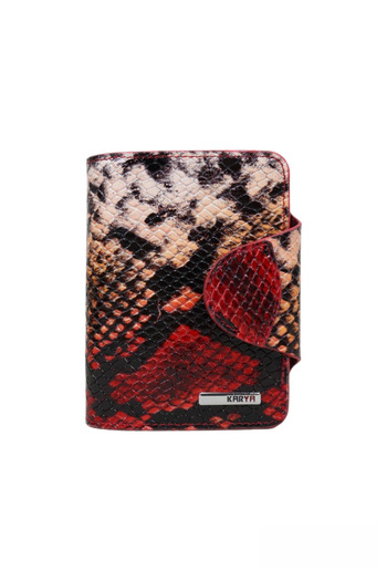 Karya Deri Genuine Leather Unisex Patterned Card Holder Wallet121600