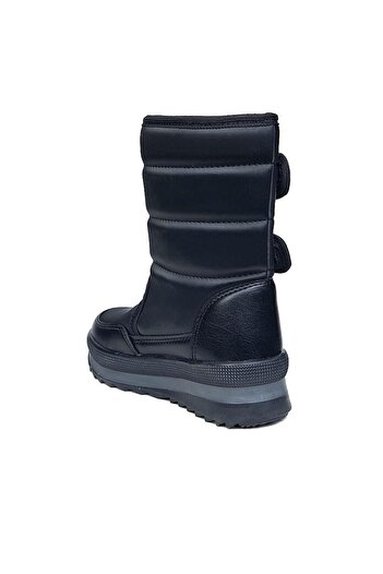AlbiShoes Kız Çocuk Suya Dayanıklı Sıcak Tutan Astar Cırt Cırtlı Kaymaz Taban Kışlık Çocuk Kar Botu