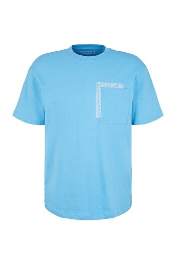 Tom Tailor T-Shirt Kurzarmshirt mit Brusttasche