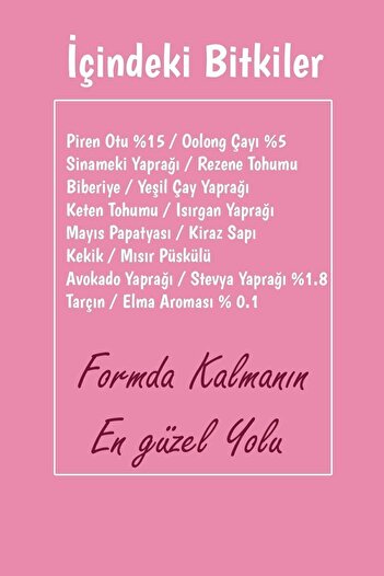 Mindivan 2'li Set Pirenli Form Toz Saşe Form Bitki Çayı