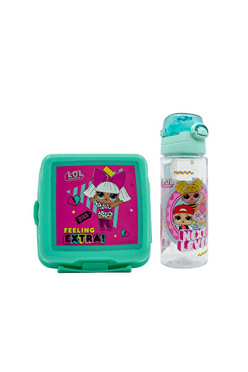 topal horoz Lol Surprise 500 ML Water Bottle and Lunch Box