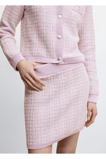 MANGO Woman Fusta din tweed
