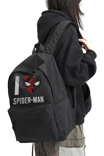 Touz Золідний рюкзак з принтом «I Love Spider-Man» унісекс