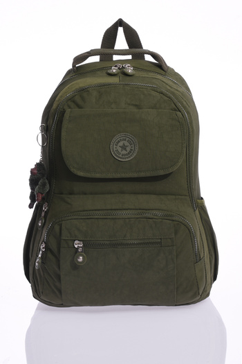 By Hakan Eba-8866 Klinkır School Bag Backpack Daily Trip Sports Travel Holiday Green with Multi-Compartment Laptop Compartment