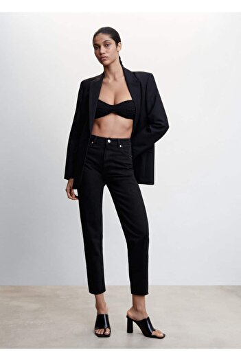 MANGO Woman High Waisted Mom Jean