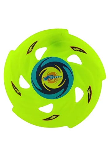 ZUBİZUBİ Frisbee Frisbee Throwing Disc Disc Throwing Game Child Adult Beach Garden Toy 24 Cm Neon Green