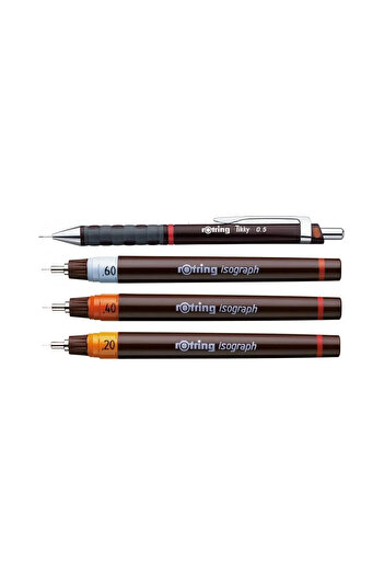 Rotring Rapido Set İsograph Junior Kalem Seti