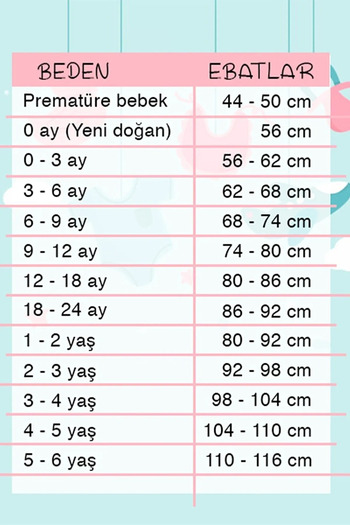 Mai Perla Ayıcık Desenli Çıt Çıtlı 2'li Bebek Takım