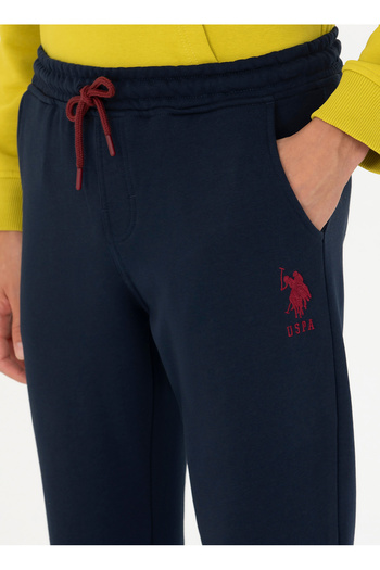 U.S. Polo Assn. ΒΑΣΗ. Polo Assn. Ανδρικά φούτερ με κανονική λεπτή γραμμή Navy Blue, HENBIXSK023