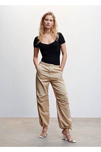 MANGO Woman Short Sleeve Snap Body