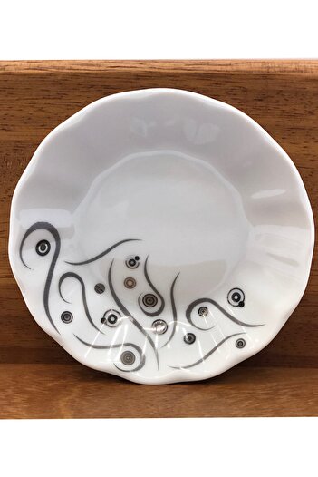 Porland Tea Plate Set of 6 Gray Yakamoz