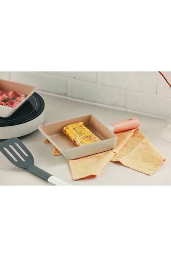 NEOFLAM Aluminum Cast Fika Pots and Pans Set - 15 Pieces, Glass Lid