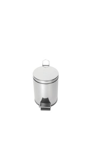 Palex Chrome Pedal Trash Can 3 Lt