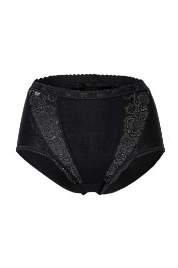 SLOGGI Stilvoller Damen-Slip – lang, 4er-Pack, Einfarbig