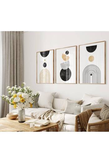 Gepetto Wood Ahşap 3'lü Minimalist Tablo