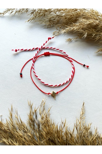 Atölye Merdiven My Dear Aunt Red Star Martenchia Bracelet Set