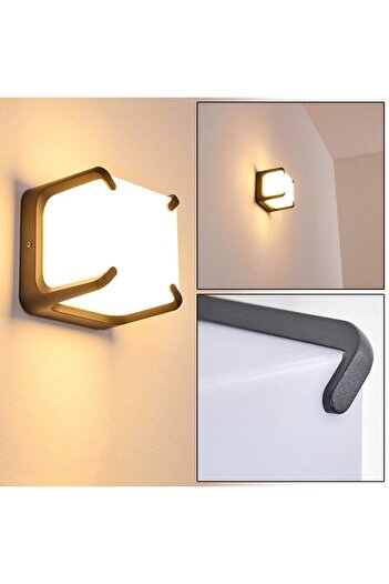 fullreyon Octopus 18 Watt Beyaz Işık Ledli Dış Mekan, Nemli Alan, Balkon, Banyo, Teras, Bahçe, Veranda Apliği
