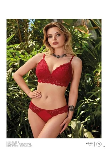 Nurteks Push Up Set Bra Set NRNRT4305