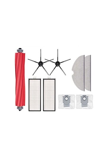 Popüler Roborock Q7 Max Plus - Μαύρη έξυπνη ηλεκτρική σκούπα ρομπότ, κιτ αναπλήρωσης ανταλλακτικών