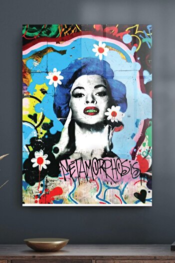 Decovetro Pictură pe sticlă Pop Art Metamorfoz