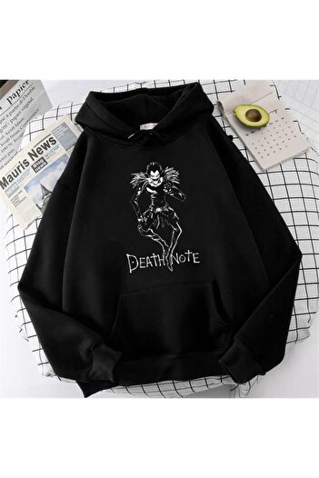 Touz Світшот з капюшоном Death Note Ryuk, чорний, унісекс, оверсайз