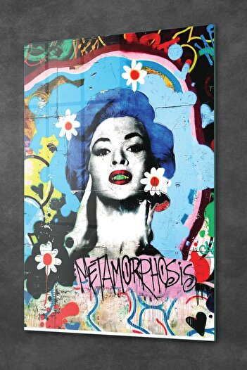 Decovetro Pictură pe sticlă Pop Art Metamorfoz