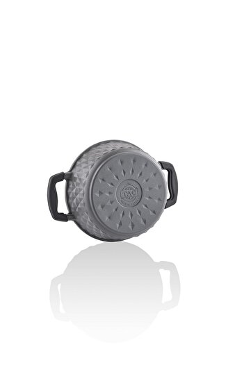 Taç 20CmGrayBellaDeep Pot with Glass Lid