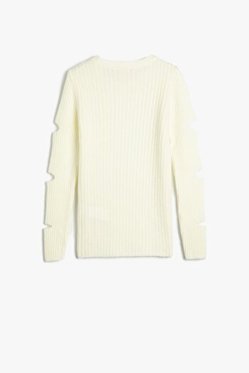 Koton Girl's Ecru Sweater