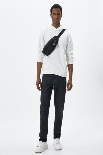 Koton Men's Ecru Sweatshirt