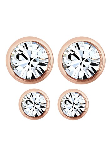 ELLI Ohrringe Basic Set Kristalle Filigran 925 Silber