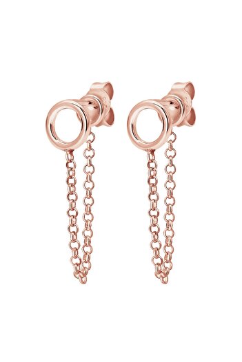 ELLI Ohrringe Basic Trend Stecker Kreis Geo Kette 925 Silber