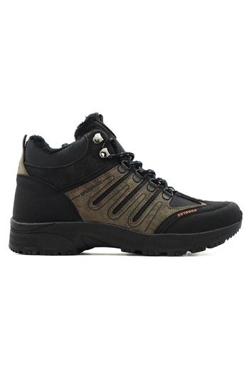 LETAO Unisex Furry Zippered Trekking Boots
