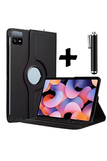 m.tk moveteck حافظة تابلت Xiaomi Pad 6 / 6 Pro مقاس 11 بوصة متوافقة مع حامل قابل للدوران 360 درجة + مجموعة قلم لمس 2 في 1