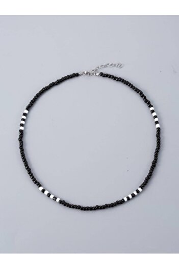 İsabella Accessories Unisex Kum Boncuk Kolye - Erkek Kolyesi