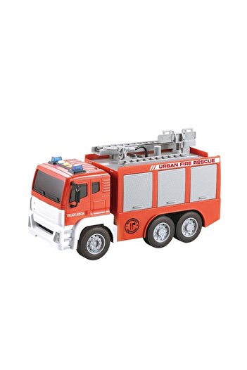welcomein Toy Fire Truck with Sound and Light Features Water Spray Function