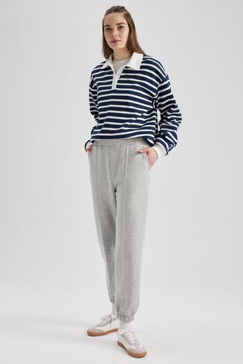 DeFacto Cool Thick Jogger Sweatpants - Ελαστική μέση, τσέπες Z4825az23sp