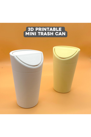 IK3D Kemx3d-صندوق قمامة صغير داخل السيارة / أبيض