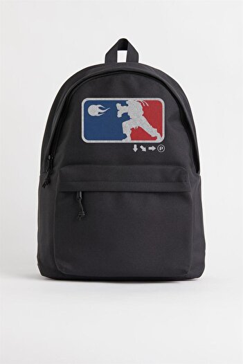 DEEFWEAR Street Fighter Printed Unisex Backpack