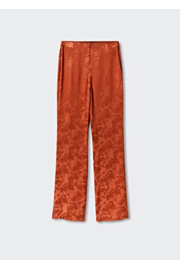 MANGO Woman Dökümlü Jakar Pantolon
