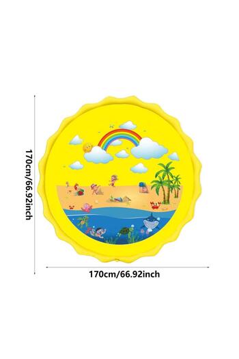 Schulzz Sprinkler Water Play Mat Water Pool Water Slide 170 cm