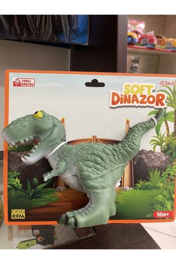 Erpa Oyuncak 660771 Soft Dinosaurs with Sound in Cartel
