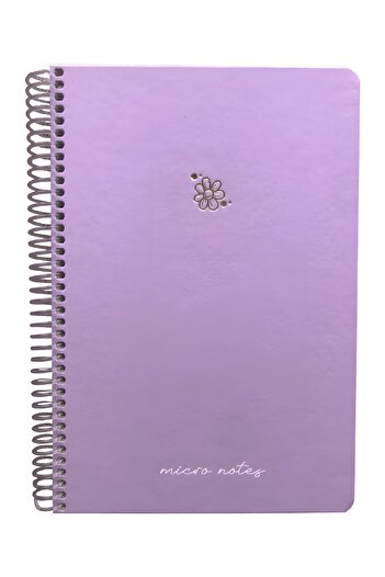 Gıpta Micro Notes Spiral Checked Hard Cover Notebook 100 Sheets 17x24