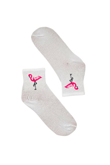 Bonapart Κάλτσες Unisex Happy Flamingo Colorful College
