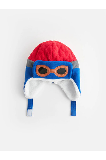 LC Waikiki LCW ACCESSORIES Patch Detailed Fleece Boy's Snow Hat