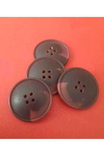 İMREN AKSESUAR 3 cm Claret Red Black Coat Jacket and Cardigan Button - 1 Pack of 8 Pieces