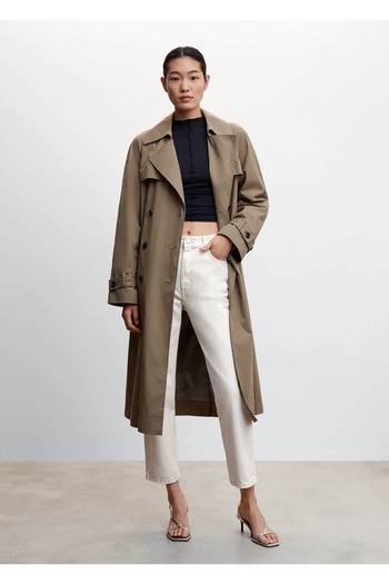 MANGO Woman Hoch taillierte Mom-Jeans