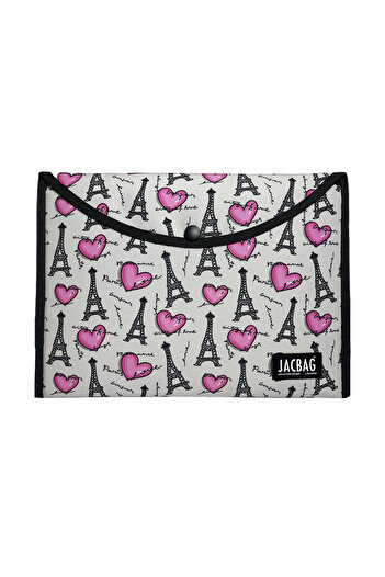 Jacbag CLAMSHELL FILE BAG A4