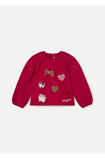 MAYORAL Girl's Sweater Rojo 2413