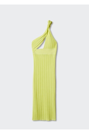 MANGO Woman Yırtmaçlı Asimetrik Elbise