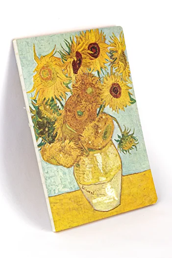 retronote Vintage Series 5 - Van Gogh - Vase With Twelve Sunflowers, 1888 - Unlined - 96 Pages - 14,8x21cm